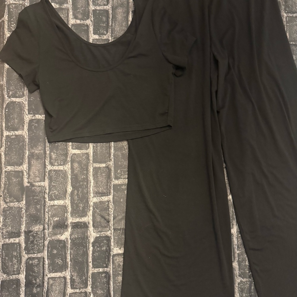 Amazon Black Wide Leg Jumpsuit